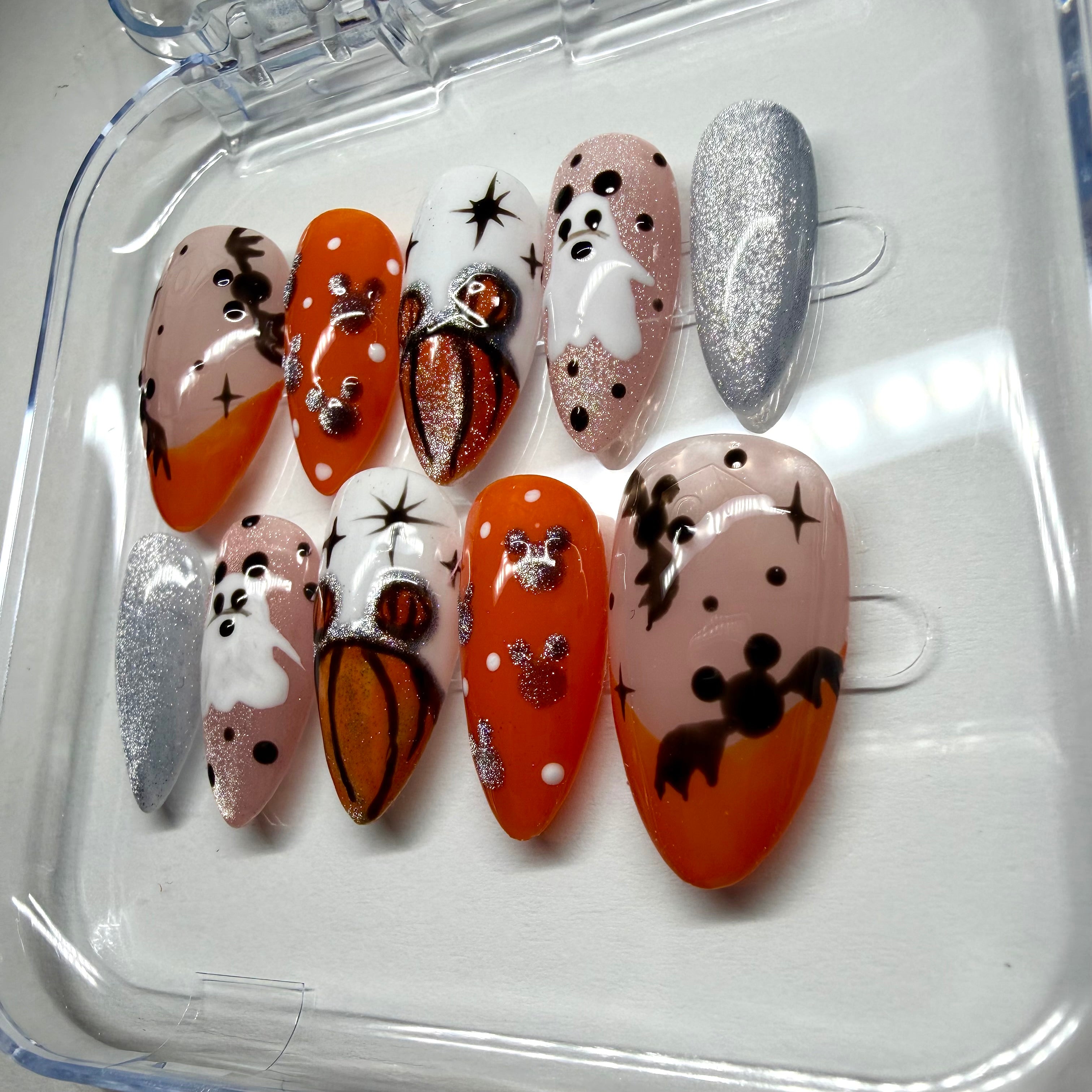 Halloween Mickey Mouse Inspired Press-on Nails